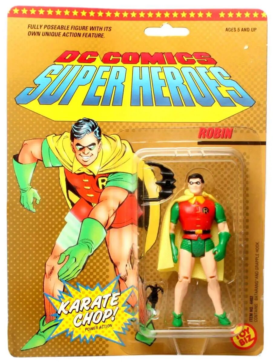  Batman DC Comics Super Heroes Karate Chop Robin Action Figure